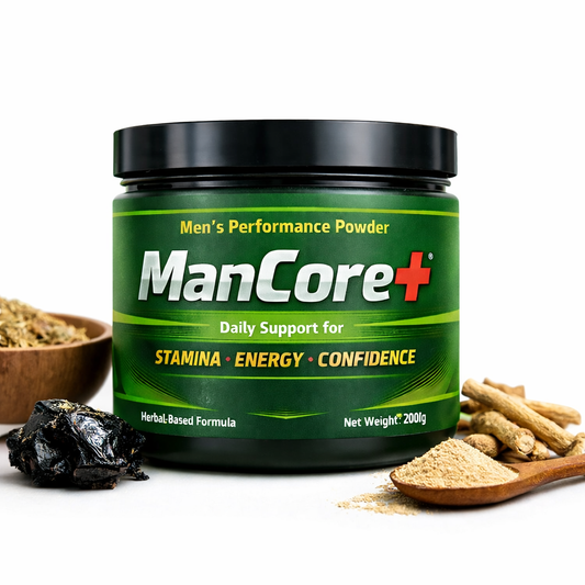 ManCore+ Men’s Performance Powder | Daily Support for Stamina, Energy & Confidence