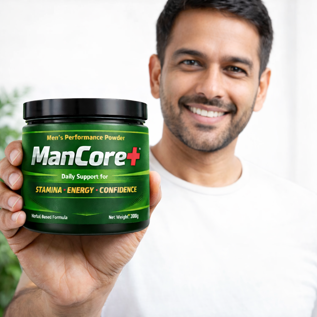 ManCore+ Men’s Performance Powder | Daily Support for Stamina, Energy & Confidence